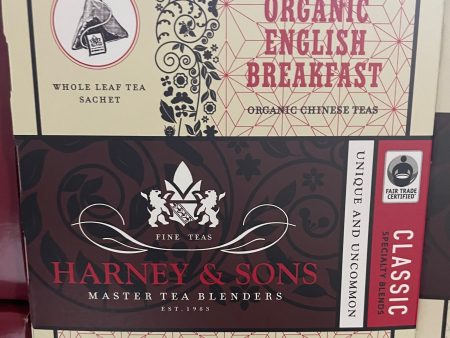 Harney & Sons Organic English Breakfast Tea For Sale