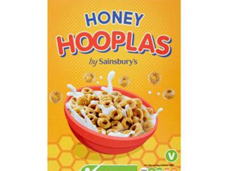 Sainsburys Js Honey Hoops 375g Hot on Sale