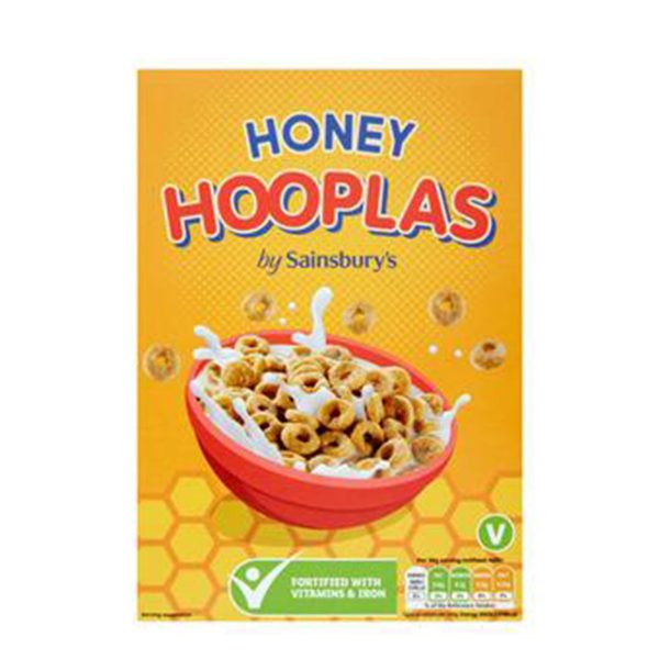 Sainsburys Js Honey Hoops 375g Hot on Sale