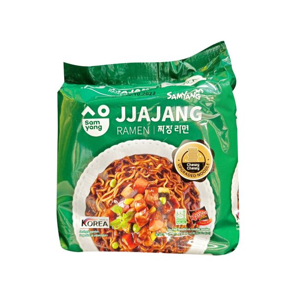 Samyang Jjajang Ramen Stir-Fried Instant Noodle 80g x 5 For Discount