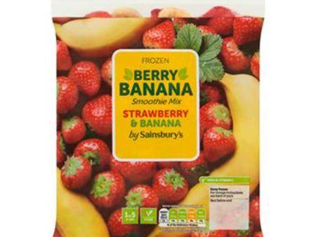 Sainsburys Strawberry And Banana Smoothie 450g Discount