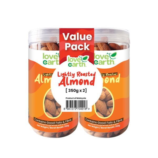 Love Earth Natural Almond 350g x 2 Discount