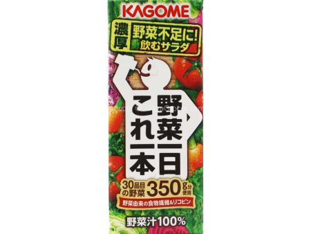 Kagome Yasai Ichiniti Kore Ippon Juice (Vegetable Mix) 200ml For Cheap