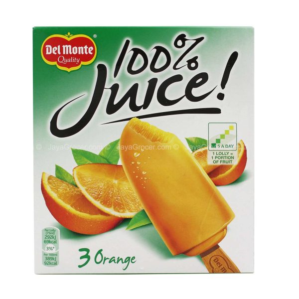 Del Monte 100% Juice Orange 75ml For Sale