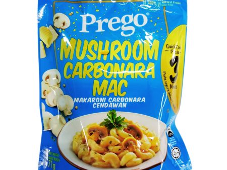 Prego Quick Cook Mushroom Carbonara Mac 71g Fashion