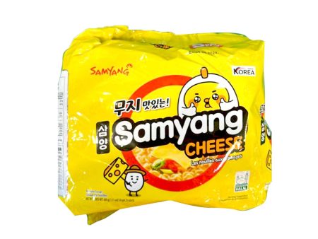 Samyang Cheese Ramen Instant Noodles 120g x 5 Sale