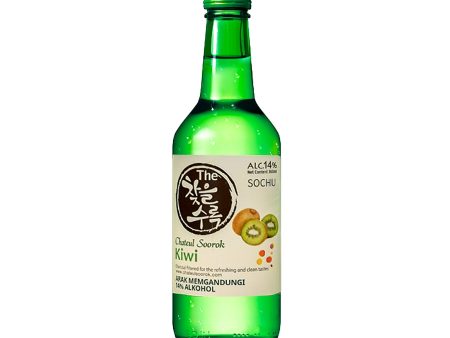 Chateul Soorok Soju Kiwi Alcohol 14% 360ml Cheap