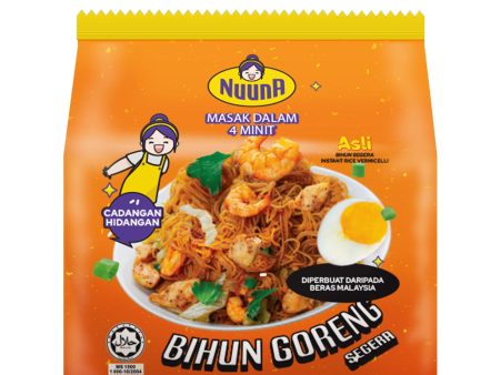 Nuuna Instant Vermicelli Original Flavour 65g x 4 Fashion