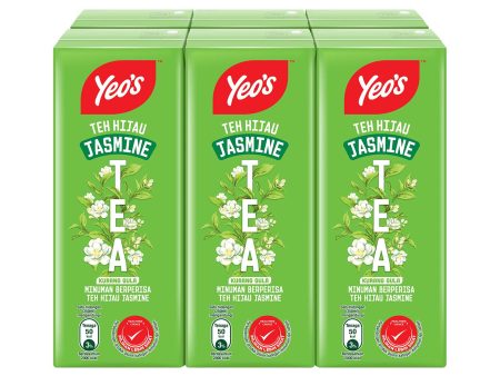 Yeos Jasmine Green Tea Drink 250ml x 6 Hot on Sale