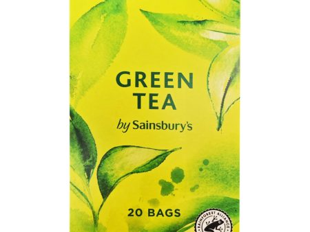 Sainsbury Green Tea Bags 20pcs pack on Sale