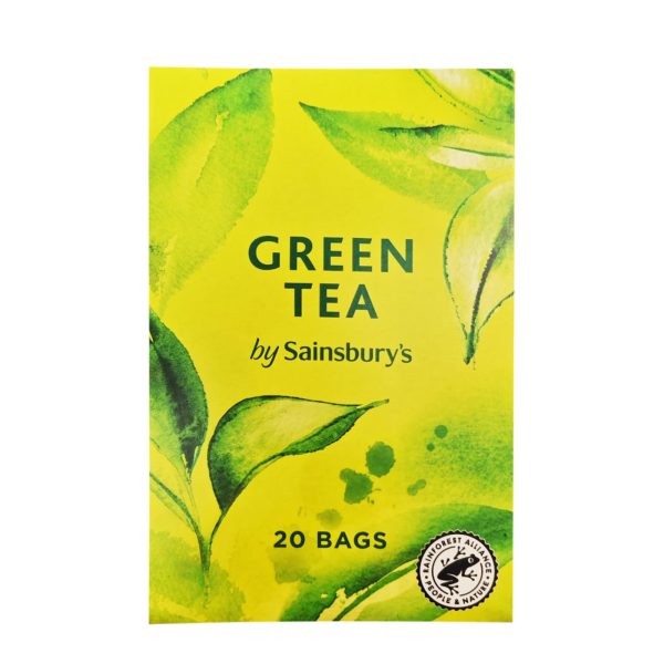 Sainsbury Green Tea Bags 20pcs pack on Sale