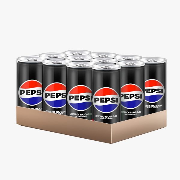 Pepsi Black Carbonated Drink 320ml x 12 Sale