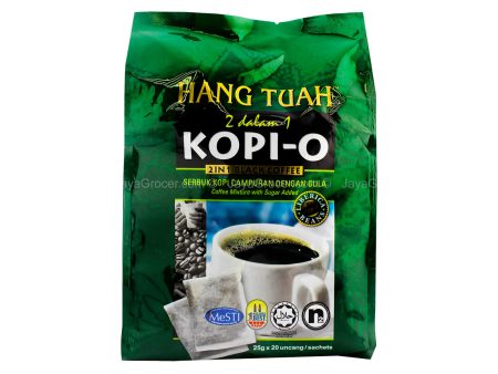 Hang Tuah Kopi  O  2 in 1 Special Blend Coffee 25g x 15 For Discount