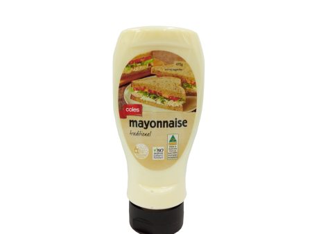 Coles Mayonnaise Traditional 470g Discount