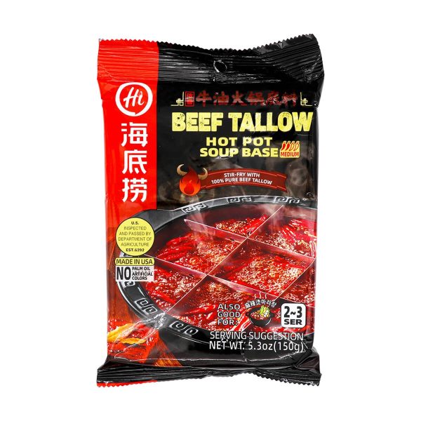 Haidilao Beef Tallow Hot Pot Soup Base 7.8oz Online now