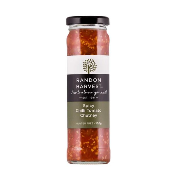 Random Harvest Gourmet Chutneys Spicy Chilli Tomato 160g Fashion