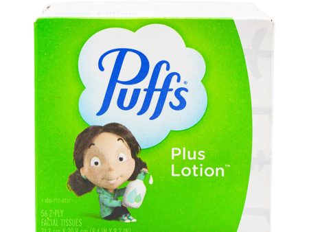 Puffs Plus Lotion 56 2-Ply Facial Tissue For Cheap