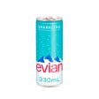 Evian Sparkling Natural Mineral Water (Can) 330ml Sale