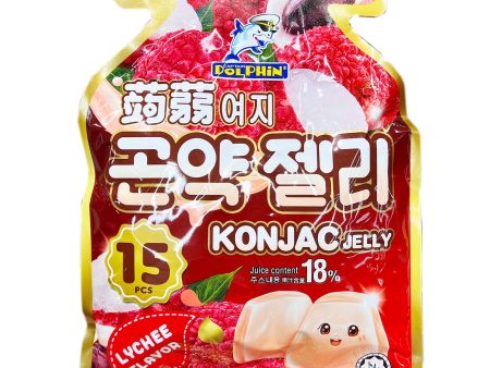 Dolphin Konjac Jelly Lychee 300g on Sale