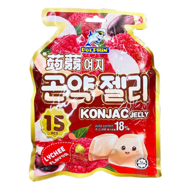 Dolphin Konjac Jelly Lychee 300g on Sale