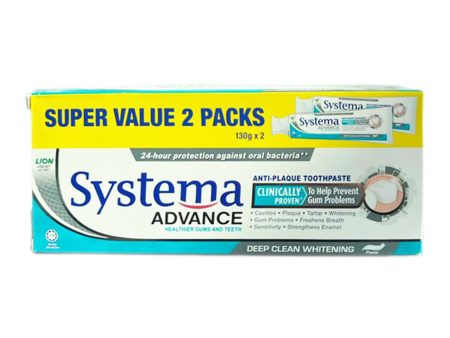 Systema Advance Extra Gum Protection Toothpaste 130g x 2 For Discount