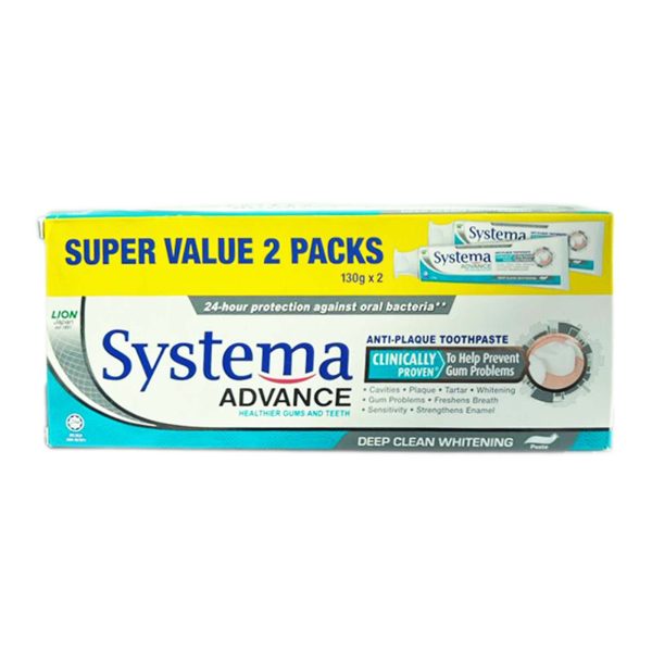 Systema Advance Extra Gum Protection Toothpaste 130g x 2 For Discount