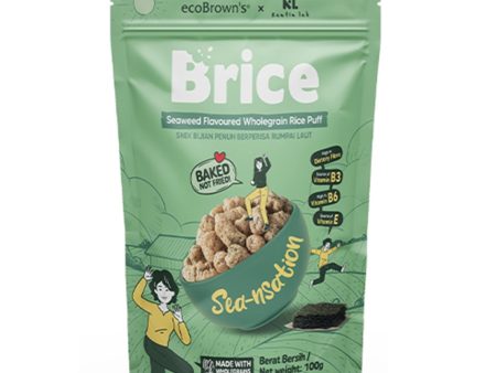 Eco Brown Brice Seaweed Flavor Whole Grain Rice Puff Snack 100g Online Hot Sale