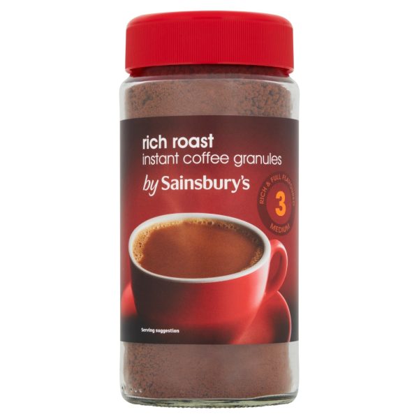 Sainsbury s Rich Roast Instant Coffee Granules 200g For Sale