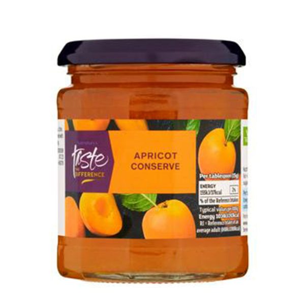 Sainsburys Taste The Difference Apricot Conserve 340g Cheap