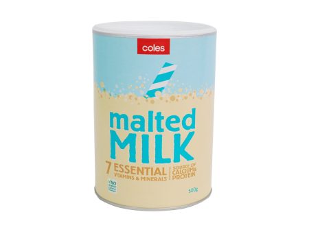 COLES MALTED MILK DRINK 500G Online