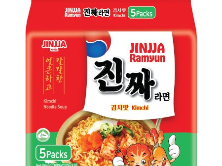 Jinjja Ramyun Kimchi 120g x 5 For Sale