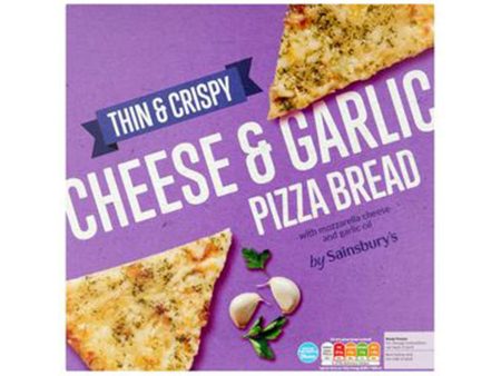 Sainsburys Garlic And Cheese Pizza 281g Supply