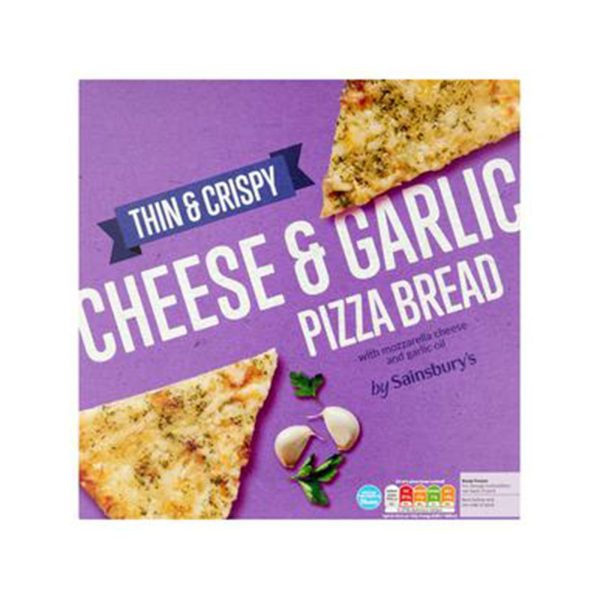 Sainsburys Garlic And Cheese Pizza 281g Supply