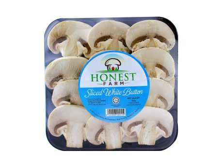 Honest Farm Sliced White Button Mushroom (Malaysia) 1pack Online Sale