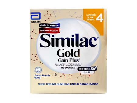 Similac Gain Kid Gold Step 4 Milk Powder 600g For Sale