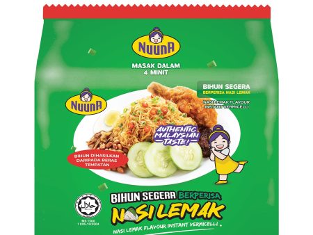 Nuuna Instant Vermicelli Nasi Lemak Flavour 65g x 4 For Cheap