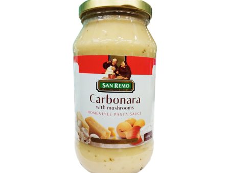 San Remo Carbonara Pasta Sauce 480g on Sale