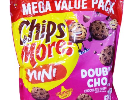 Chipsmore Mini Chips More Double Chocolate Mega Value Pack 60g Online now