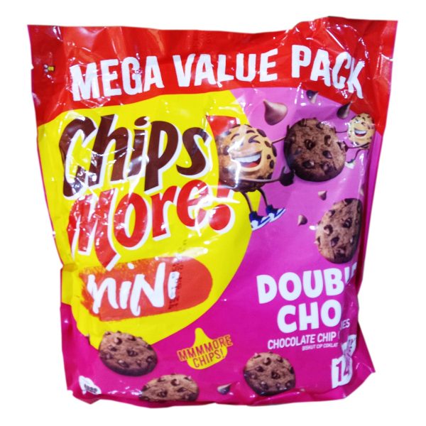 Chipsmore Mini Chips More Double Chocolate Mega Value Pack 60g Online now