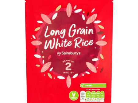 Sainsburys White Rice 250g Discount