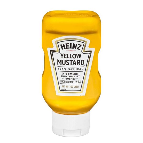 Heinz Yellow Squeezable Mustard 396g For Discount