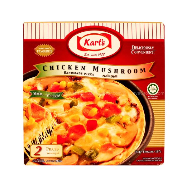 Kart’s Chicken Mushroom Frozen Pizza 280g Online