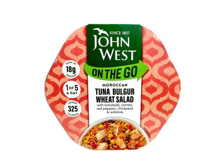 John West On The Go Moroccan Tuna Bulgur Wheat Salad 220g Fashion