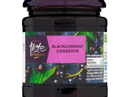 Sainsburys Taste The Difference Blackcurrant Conserve 340g Online Sale