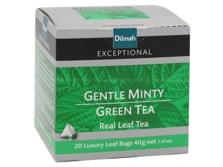 Dilmah Exceptional Gentle Minty Green Tea 40g Online Hot Sale