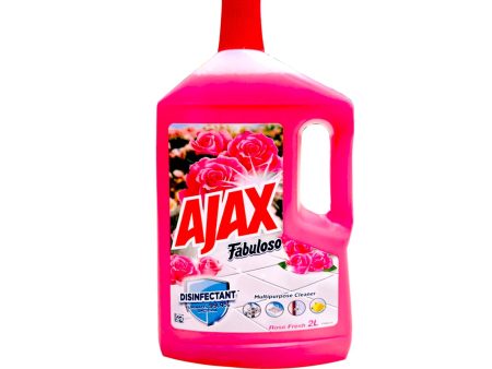 Ajax Fabuloso Floor Cleaner Rose Scent 2L Online now