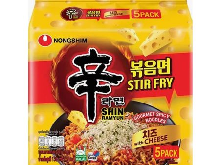 Nongshim Stir Fry Cheese Ramyun 136g x 5 Discount