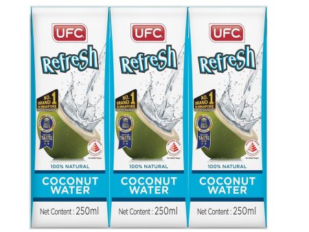 UFC Coconut Water 250ml x 3 on Sale