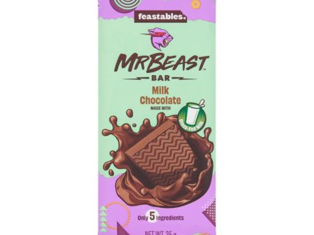 Feastables MrBeast Milk Chocolate Bar 35g For Sale