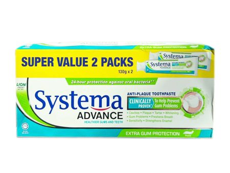 Systema Advance Deep Clean Whitening Toothpaste 130g x 2 Discount